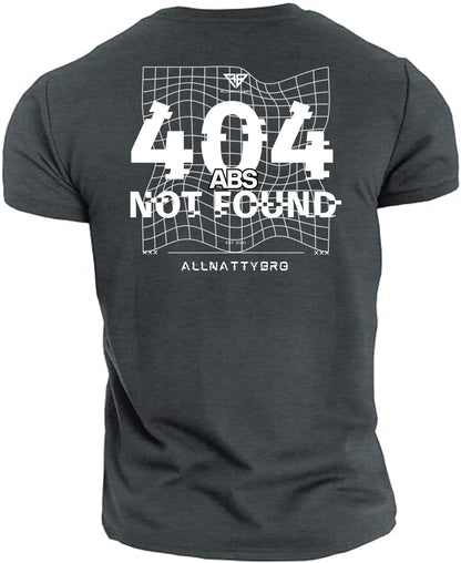 Gym T-shirt Error 404 (Front and back)