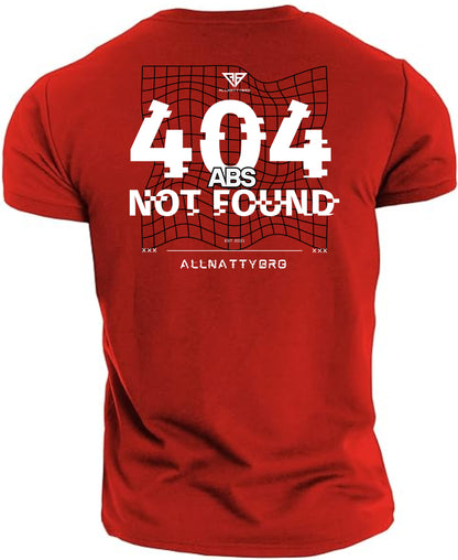 Gym T-shirt Error 404 (Front and back)