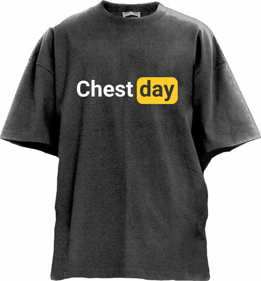 Chest Day Oversized Gym T-shirt