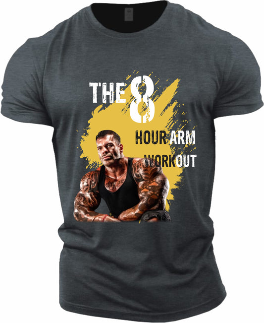Gym T-shirt Rich Piana (8 hour arm workout )