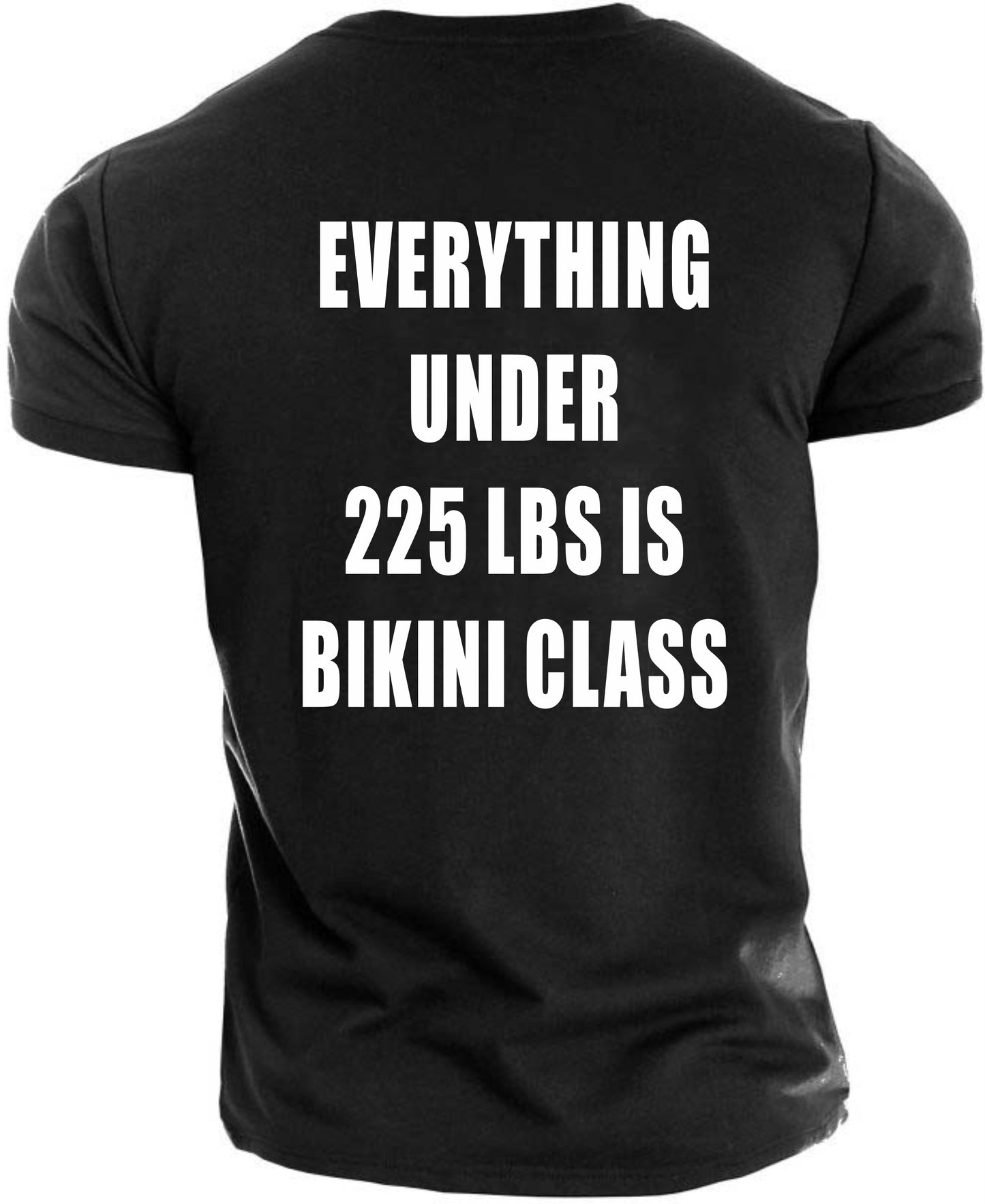 Gym T-shirt Backside (Everything under 225lbs)