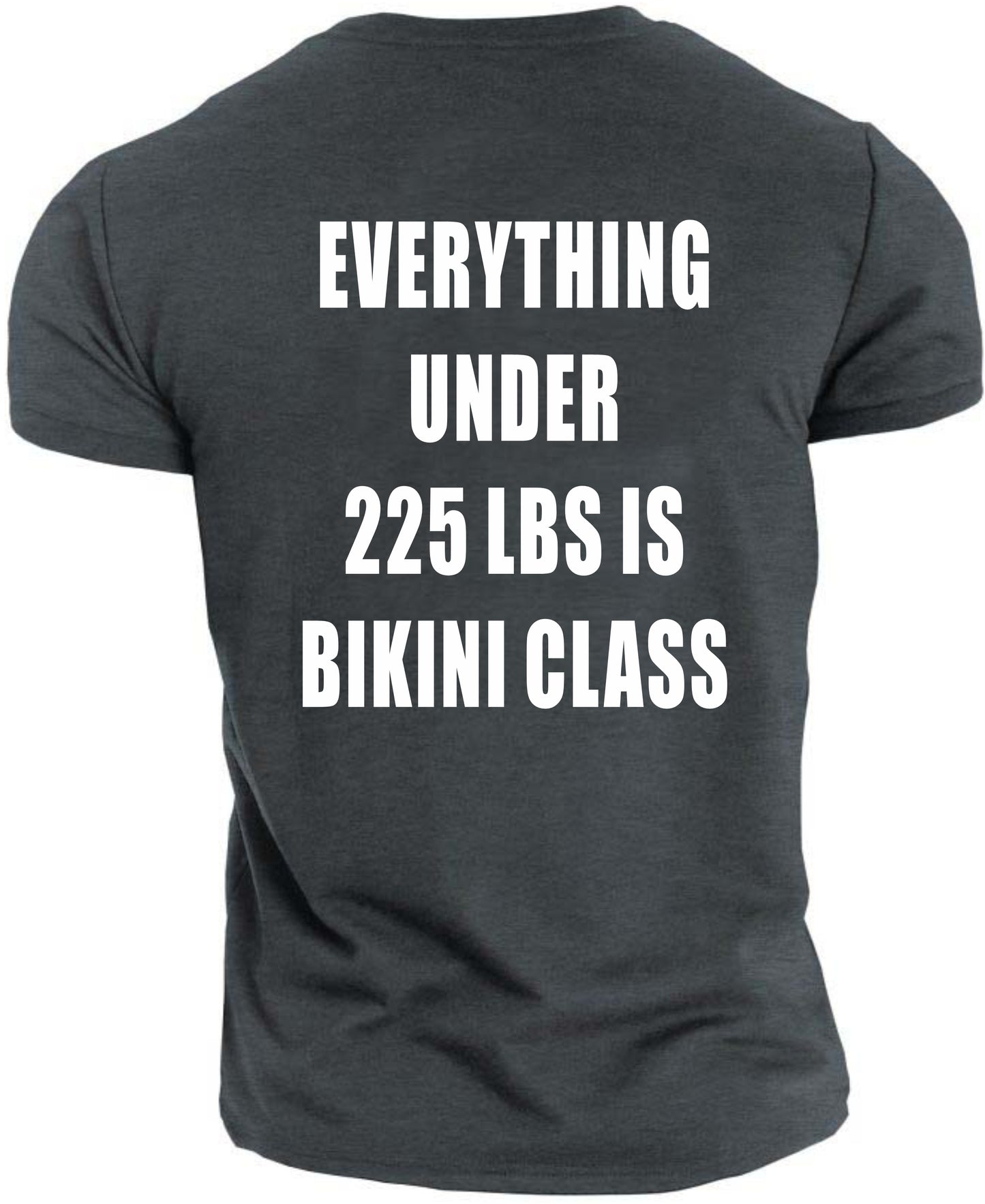 Gym T-shirt Backside (Everything under 225lbs)