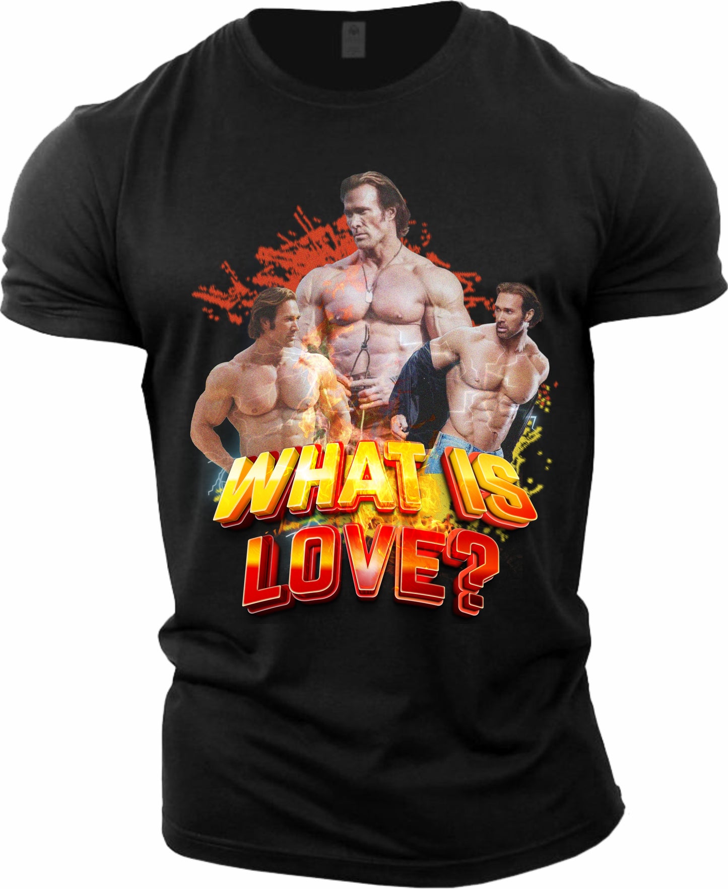 Gym T-shirt What is Love ? (Mike O'Hearn)