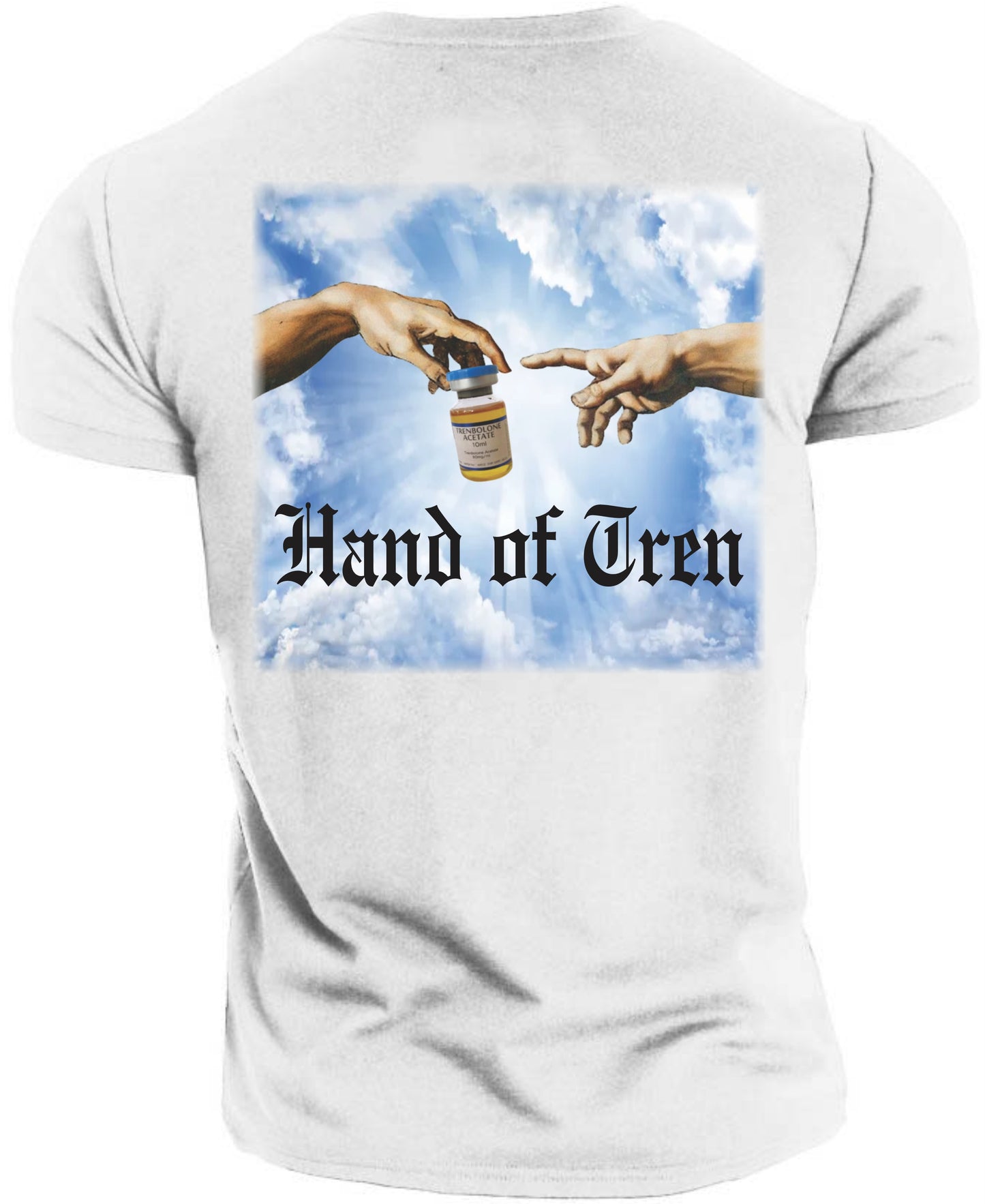 Gym T-shirt Hand of Tren (Front and backside design)